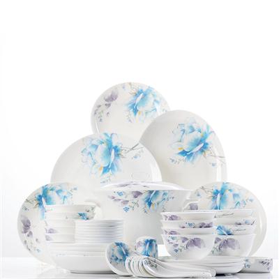 嗯嗯昂啊啊啊视频48头聆听花开骨瓷礼品餐具套装